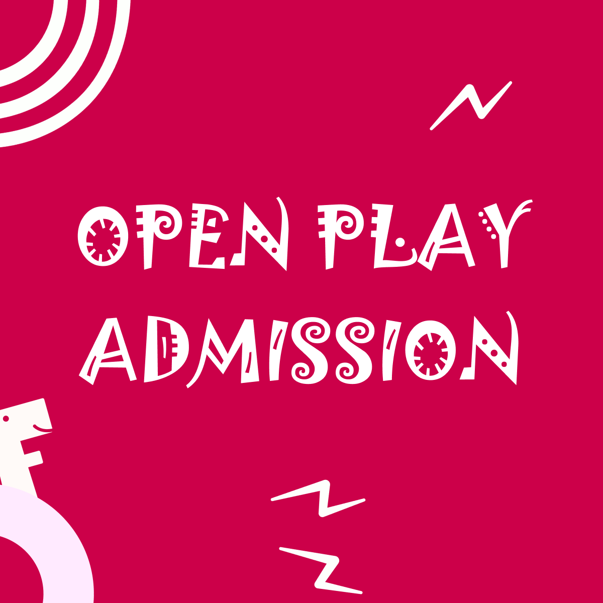 Open Play Admission